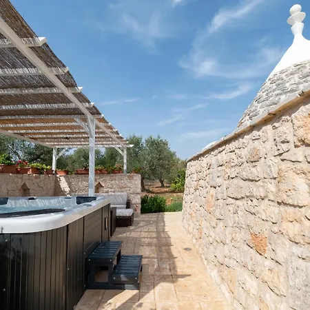 Trullo Sunrise - Trullo Con Piscina Privata Vakantiehuis San Vito dei Normanni